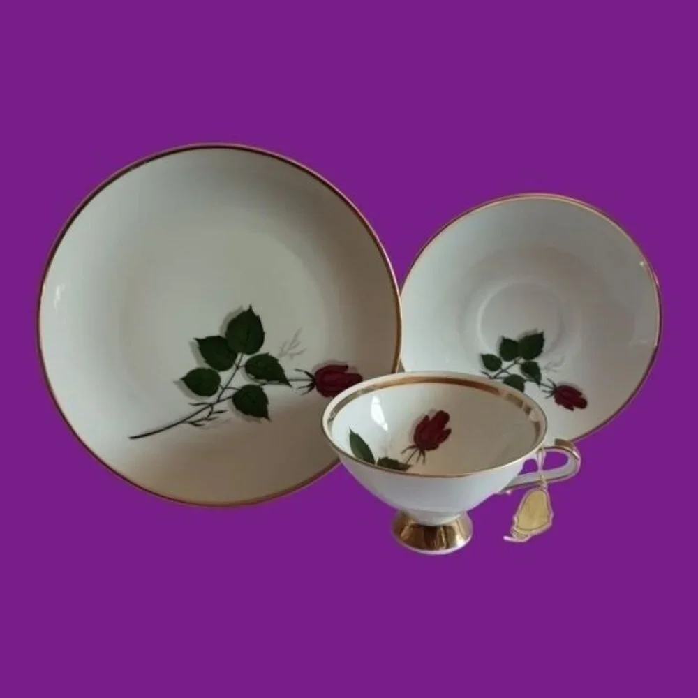 Winterling marktleuthen Bavaria rose  set of 3 pcs